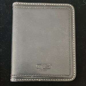 Coach Black Leather Wallet